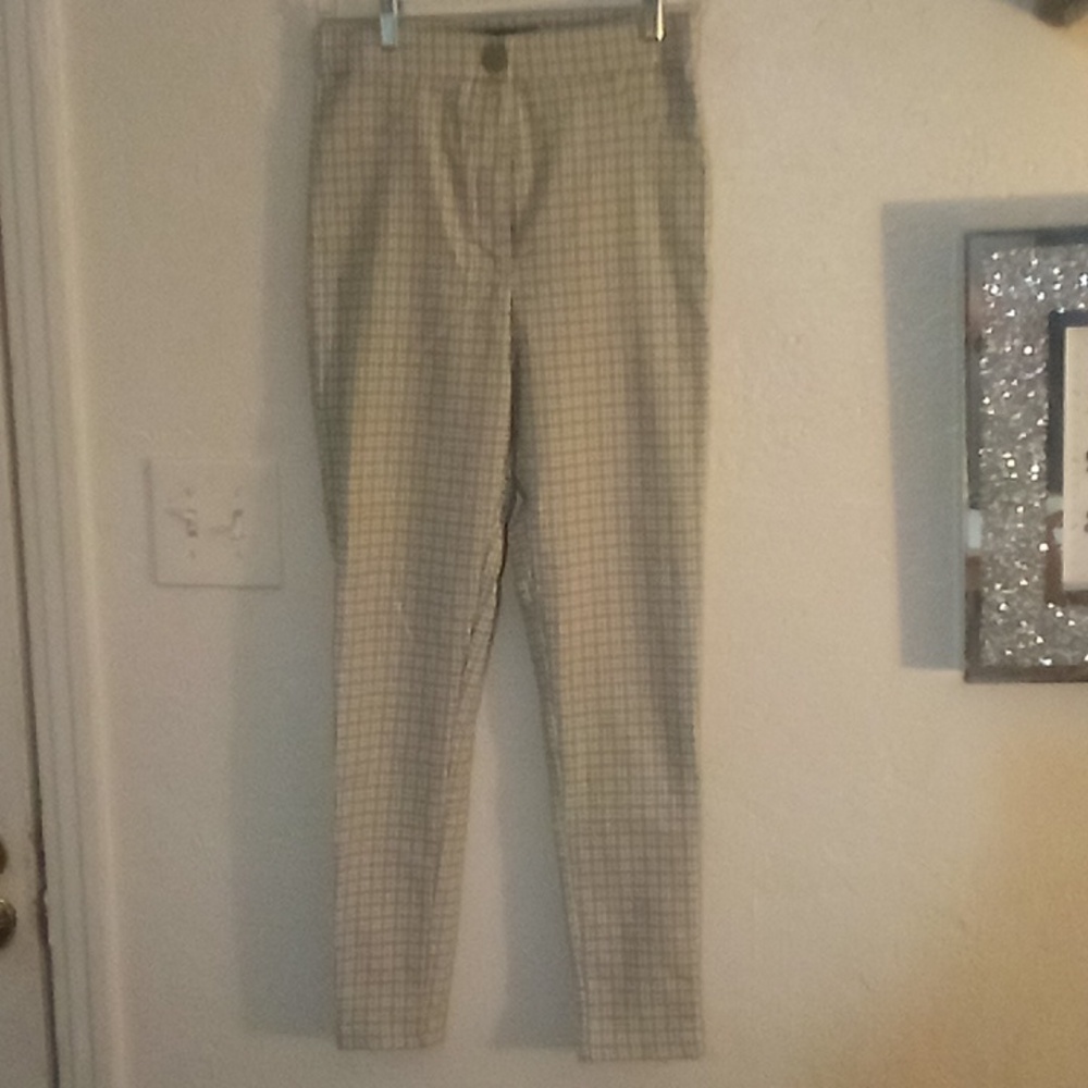 Light green with white and black stripes Zara size large